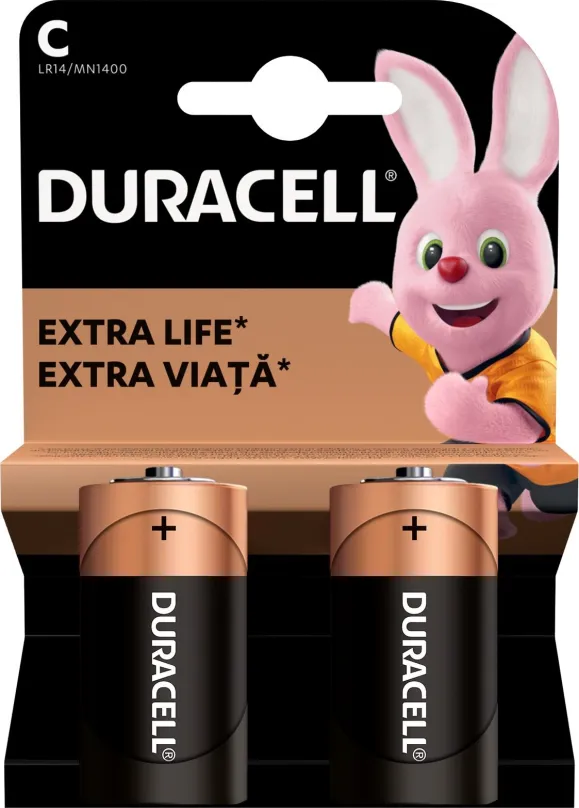 Jednorazová batéria Duracell Basic alkalická batéria 2 ks (C)