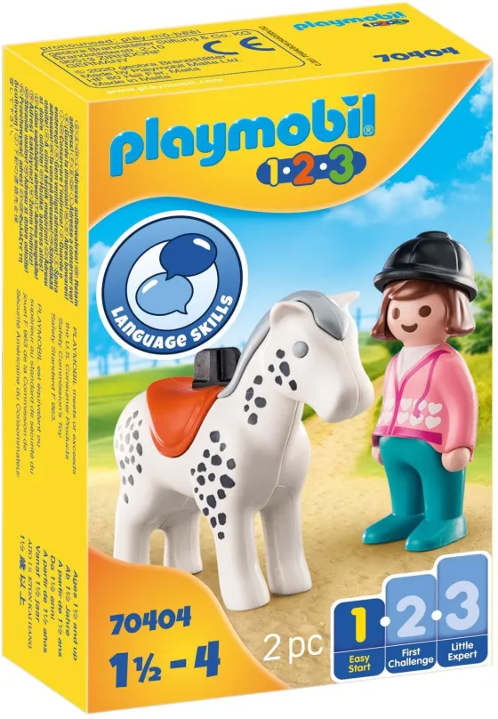 Figúrky Playmobil Jazdkyňa s koňom