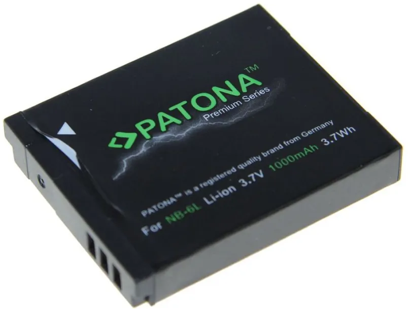 Batérie pre fotoaparát Paton pre Canon NB-6L 1000mAh Li-Ion Premium