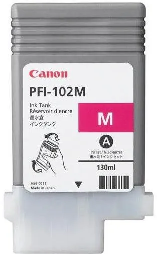 Cartridge Canon PFI-102M purpurová, pre tlačiarne Canon ImagePROGRAF iPF510, iPF605, iPF61