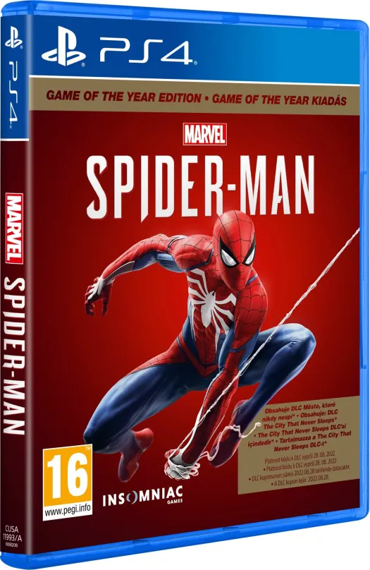 Hra na konzole Marvels Spider-Man GOTY - PS4