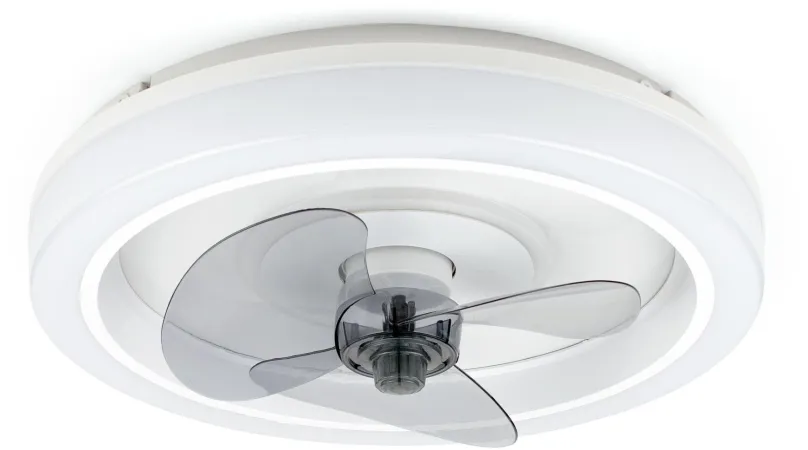 Ventilátor Noaton 12045W Dorado, biela, stropný ventilátor so svetlom