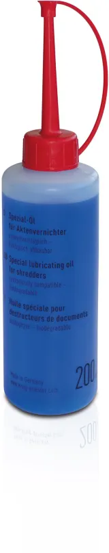 Olej do skartovačky EBA 200 ml, špeciálny olej na údržbu skartovacieho mechanizmu, uvoľňuj
