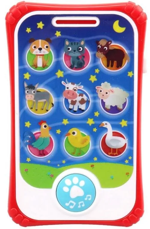 Interaktívna hračka MaDe Detský mobilný telefón, 9,5 x 15,5 cm