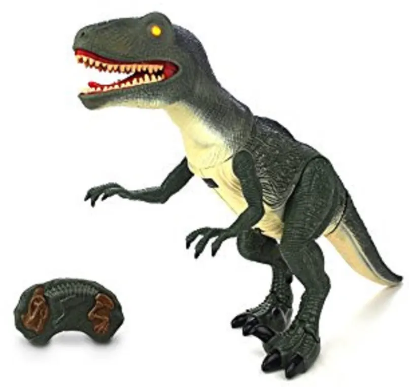 RC model IKONKA RC dinosaurus Velociraptor na ovládanie + zvuky