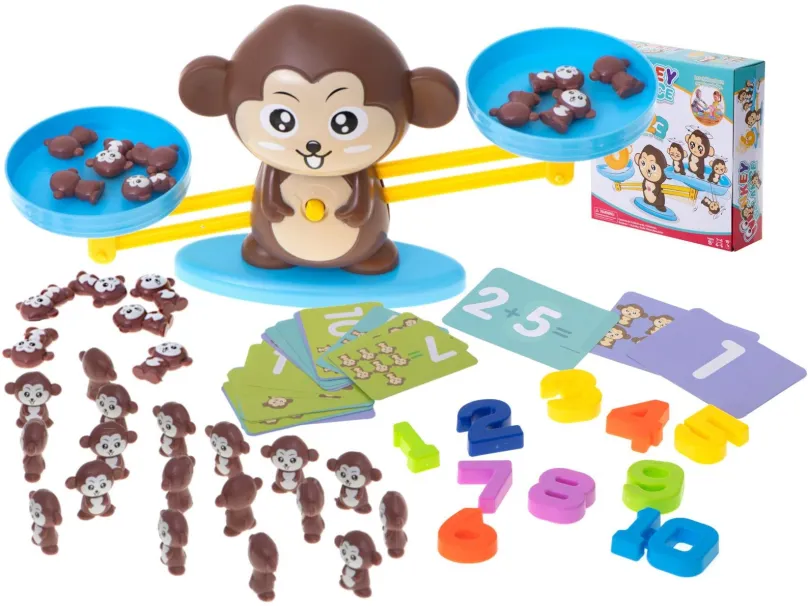 Vzdelávacia hračka Vzdelávacia rovnováha na počítanie opice