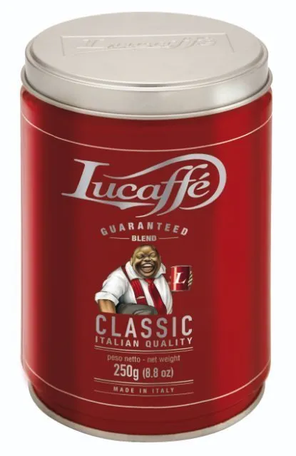 Káva Lucaffé Classic, mletá, 250g, mletá, zmes kávových odrôd, pôvod Zmes rôzneho pôvodu