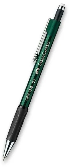 Mikrotužka FABER-CASTELL Grip 1345 0.5 mm HB, zelená, guľatá, pre pravákov aj ľavákov, far