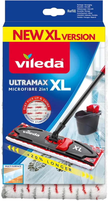Náhradný mop VILEDA Ultramax XL náhrada Microfibre 2v1
