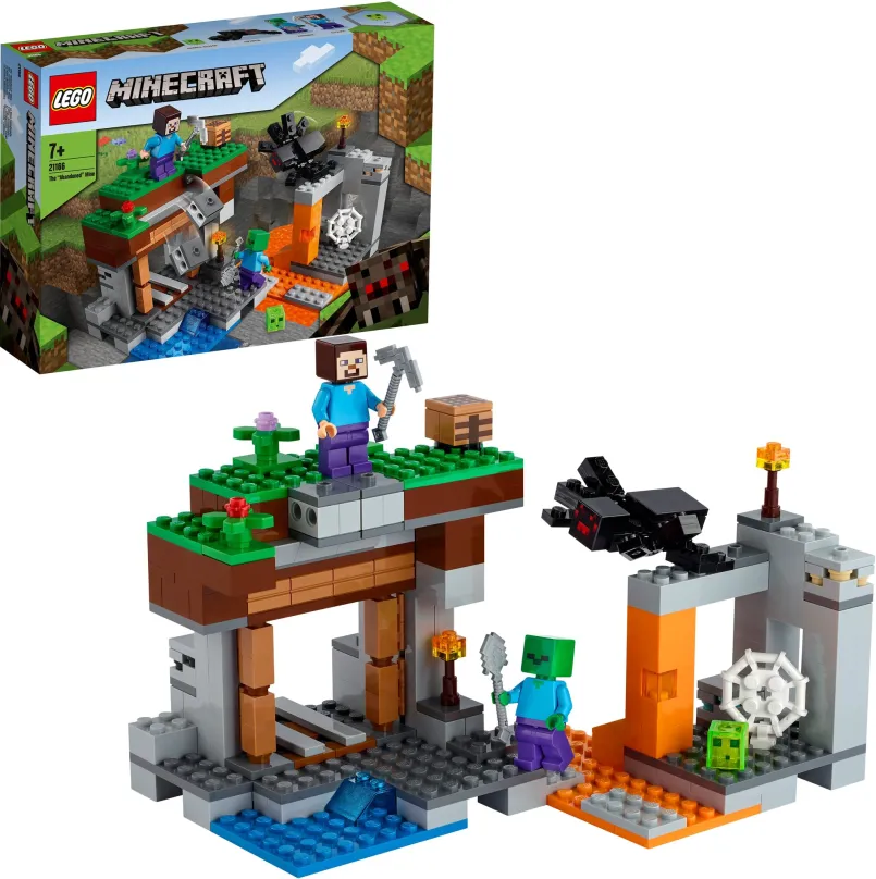 LEGO stavebnica LEGO® Minecraft® 21166 „Opustená“ baňa