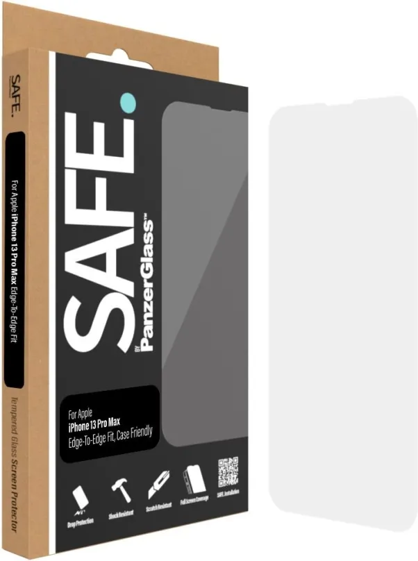 Ochranné sklo SAFE. by Panzerglass Apple iPhone 13 Pre Max čierny rámček