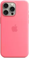 Kryt na mobil Apple iPhone 15 Pro Max Silikónový kryt s MagSafe ružový