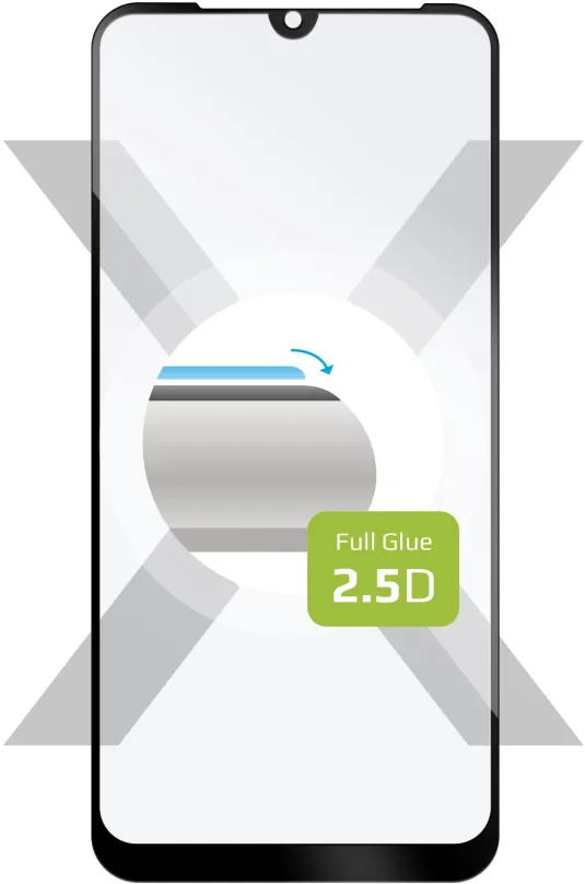 Ochranné sklo FIXED FullGlue-Cover pre Xiaomi Redmi 7 čierne