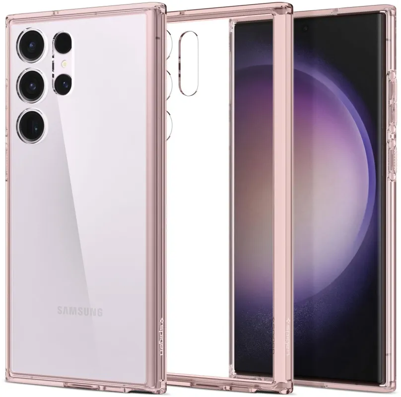 Kryt na mobil Spigen Ultra Hybrid Rose Crystal Samsung Galaxy S23 Ultra, pre Samsung Galax