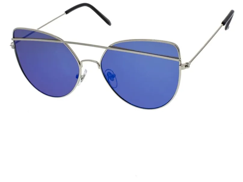 Slnečné okuliare OEM Slnečné okuliare pilotky Giant strieborné obrúčky modrá sklá