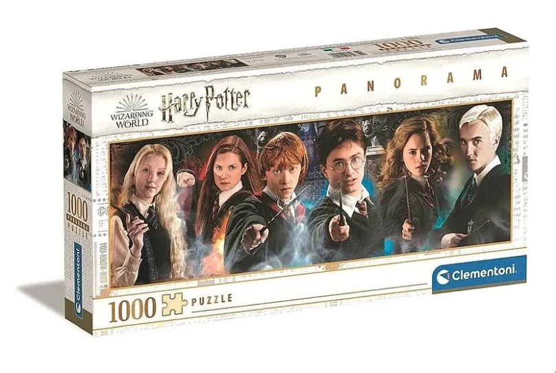 CLEMENTONI Panoramatické puzzle Harry Potter: Študenti 1000 dielikov