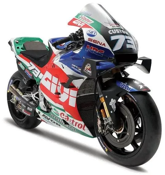 Auto Maisto Motocykel LCR Honda 2021 73 Alex Marquez 1:18