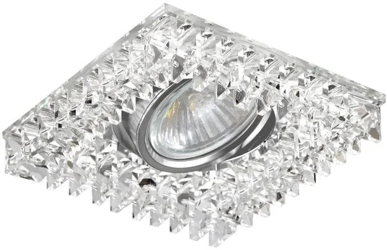 Bodové osvetlenie Luxera 71067 - Podhľadové svietidlo CRYSTALS 1xGU10/50W/230V