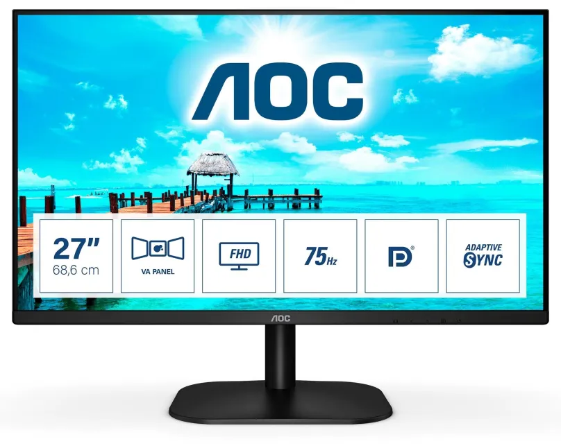 LCD monitor 27" AOC 27B2QAM