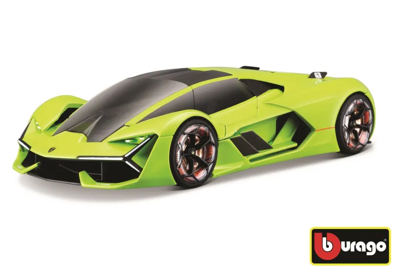 Kovový model Bburago 1:24 Lamborghini Terzo Millenio Green, 1:24, vhodné od 3 rokov