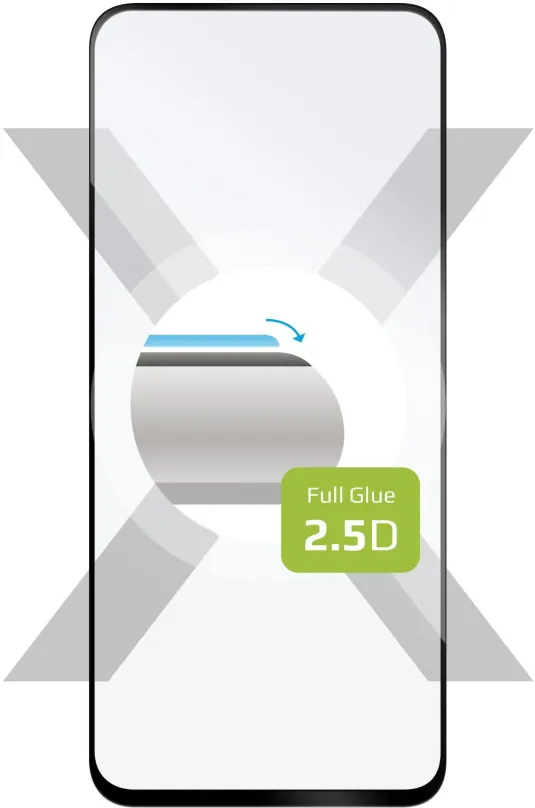 Ochranné sklo FIXED FullGlue-Cover pre Samsung Galaxy A71 čierne