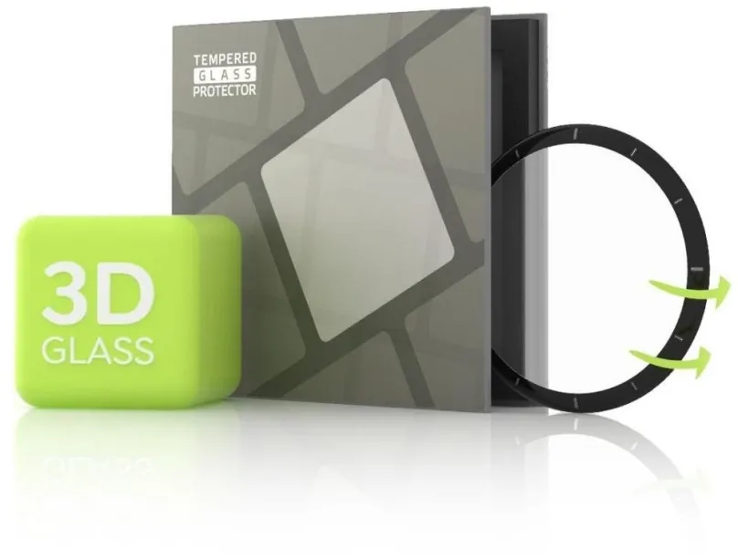 Ochranné sklo Tempered Glass Protector pre Xiaomi Watch S1 - 3D Glass, vodeodolné