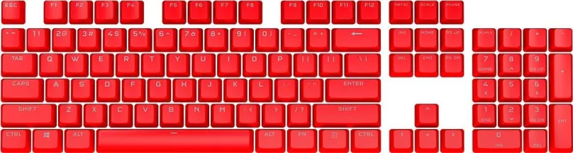 Náhradné klávesy Corsair PBT Double-shot Pro Keycaps ORIGIN Red
