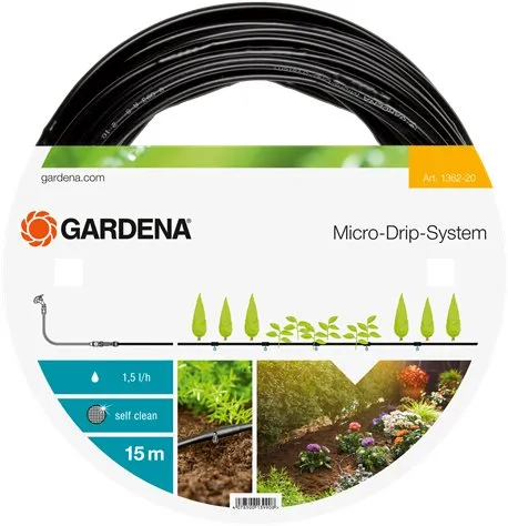 Záhradná hadica Gardena MDS-kvapkacia hadica nadzemná 4,6 mm (3/16 "), 15 m
