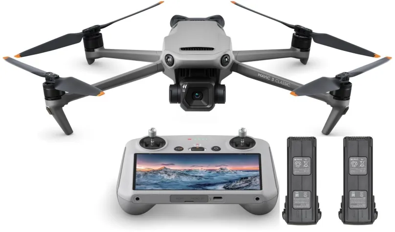 Dron DJI Mavic 3 Classic (DJI RC) Fly More Combo, s kamerou - rozlíšenie videa 5,1K (5120
