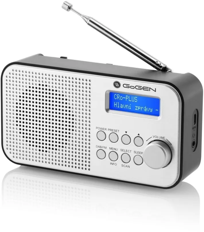 Rádio Gogen DAB 300 N s DAB+ certifikáciou