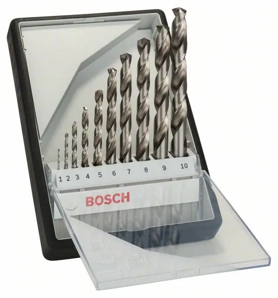 Súprava vrtákov Bosch súprava vrt.ov hss-g, 10 ks 2.607.010.535