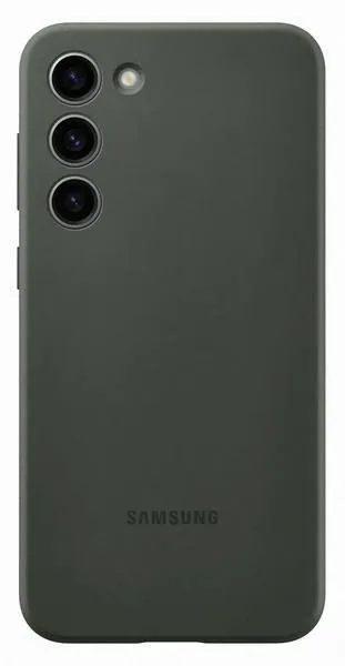 Kryt na mobil Samsung Galaxy S23+ Silikónový zadný kryt Khaki