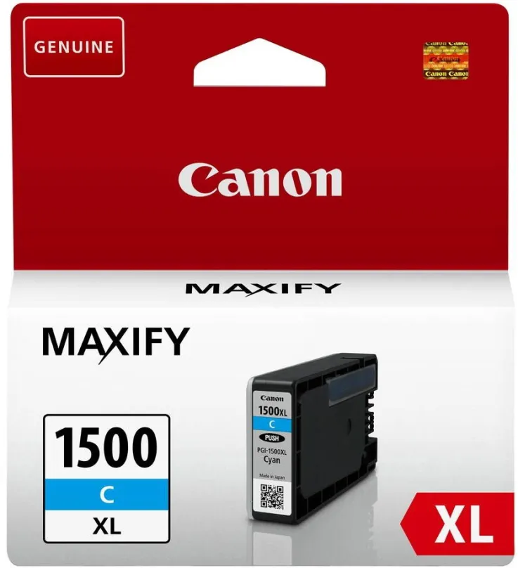 Cartridge Canon PGI-1500XL C azúrová