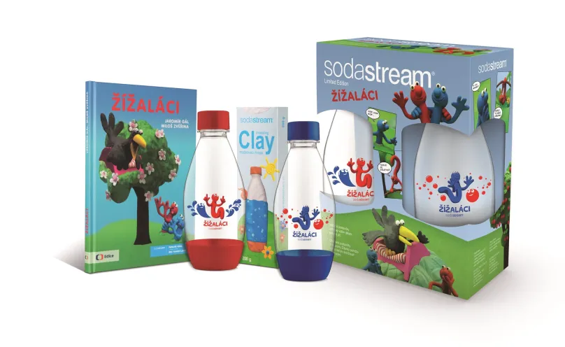 SodaStream Detský set Žížaláci 2 fľaše