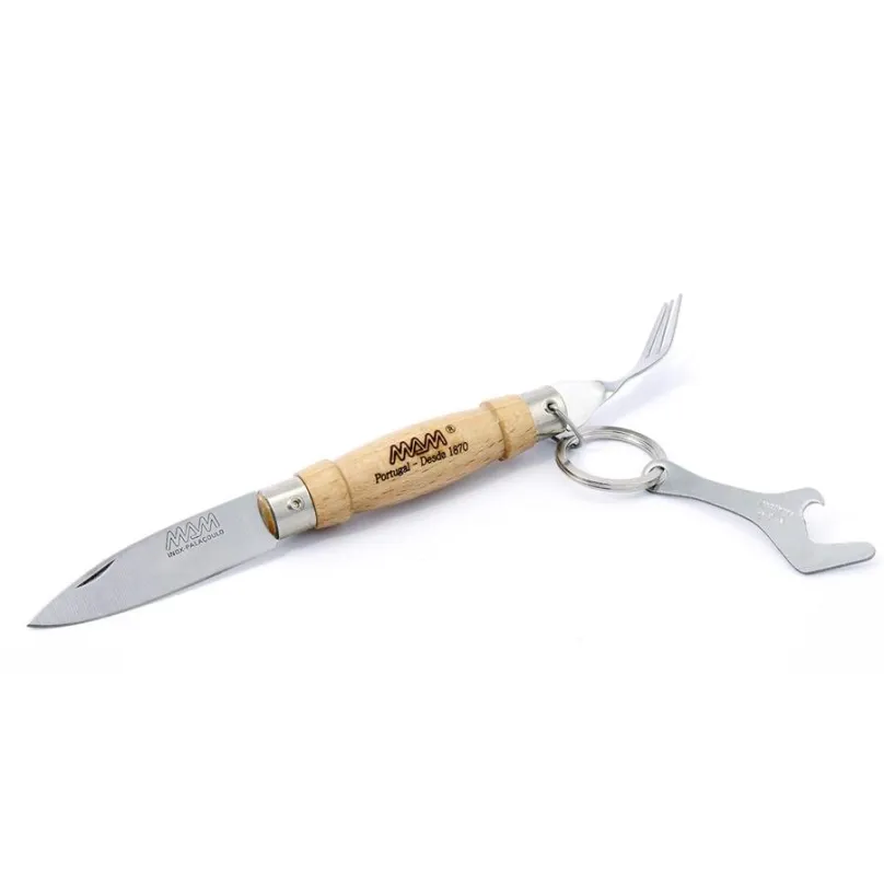 Nôž MAM Zatvárací nôž Traditional 2023 s vidličkou a otváračom