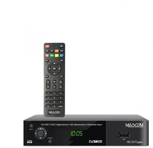 Set-top box Mascom MC721T2 plus HD DVB-T2 H.265 / HEVC