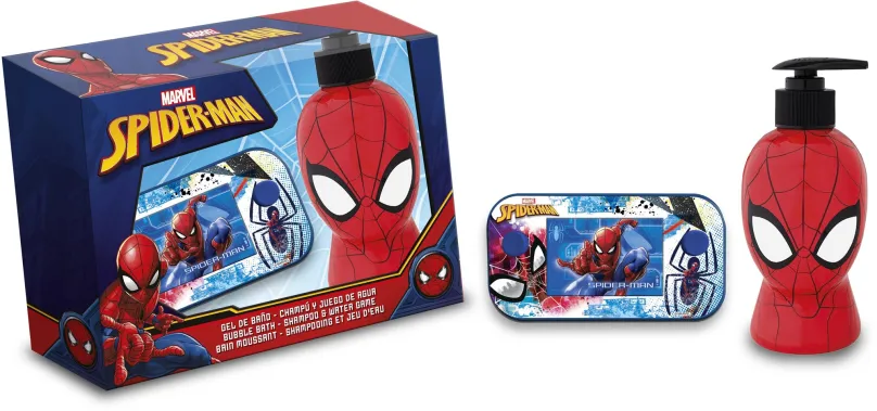 Darčeková kozmetická sada LORENAY Spiderman Set s vodnou hrou 300 ml