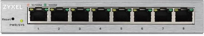 Switch ZyXEL GS1200-8, 8x 10/100/1000Base-T, L2, QoS (Quality of Service), spravovateľnosť