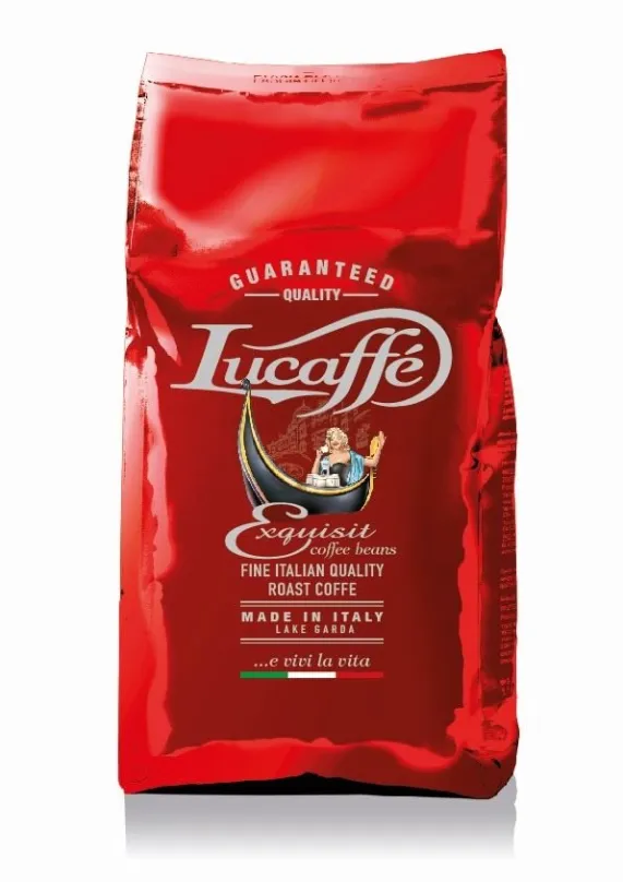Káva Lucaffé Exquisit, zrnková, 1000g, zrnková, zmes kávových odrôd,