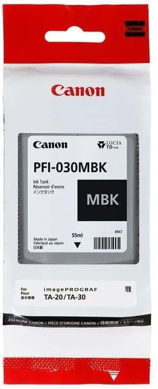 Cartridge Canon PFI-030MBK čierna