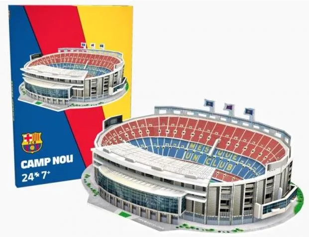 3D puzzle NANOSTAD 3D puzzle Štadión Camp Nou - FC Barcelona Mini 24 dielikov