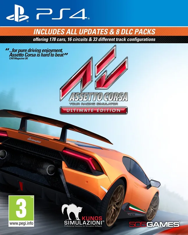 Hra na konzole Assetto Corsa: Ultimate Edition - PS4