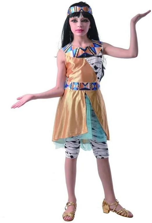 Kostým Šaty na karneval - Kleopatra, 110 - 120 cm