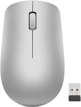Myš Lenovo 530 Wireless Mouse (Platinum Grey), bezdrôtová, optická, symetrická, pripojenie