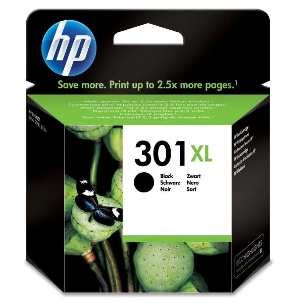 HP originálny ink CH563EE, HP 301XL, black, blister, 430str., HP HP Deskjet 1000, 1050, 2050, 3000, 3050