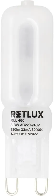 LED žiarovka RETLUX RLL 460 G9 3,3 W LED WW