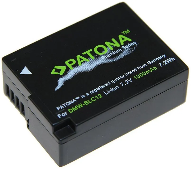 Batérie pre fotoaparát Paton pre Panasonic DMW-BLC12 E 1000mAh Li-Ion Premium