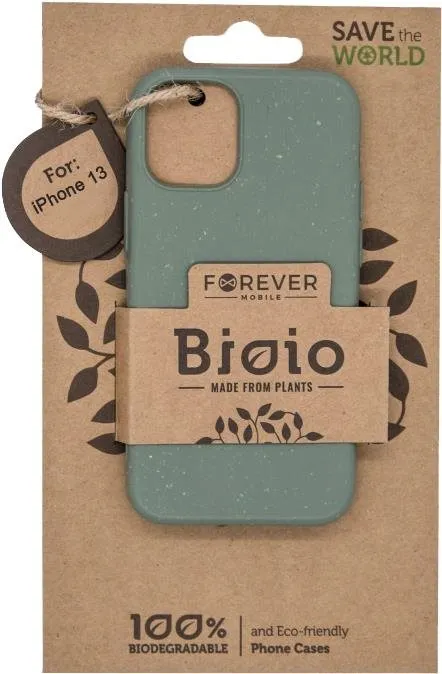 Kryt na mobil Forever Bioio pre Apple iPhone 13 zelený