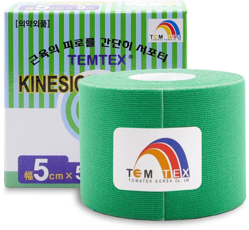 Tejp TEMTEX tape Classic zelený 5 cm