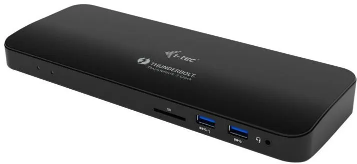 Dokovacia stanica I-TEC Thunderbolt 3 Dual 4K Docking Station, USB-C to DisplayPort Adapter + napájací adaptér 180W